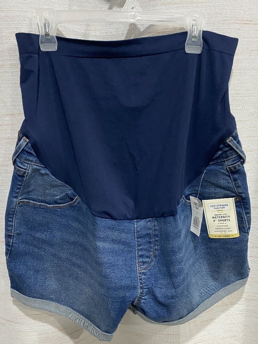 Levi's Maternity Denim Shorts Blue XL Womens (277)